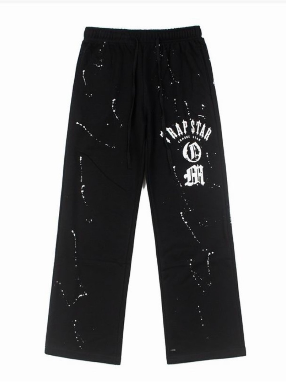 Trapstar Black Paint-Splatter Joggers